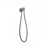 Gun Metal Grey Shower Holder Wall Connector & Hose Only